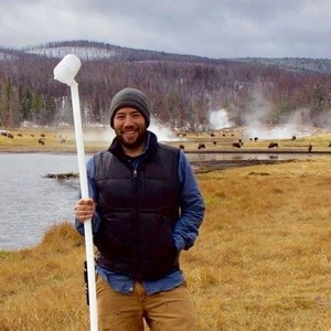 Dan in Midway Geyser Basin, Yellowstone